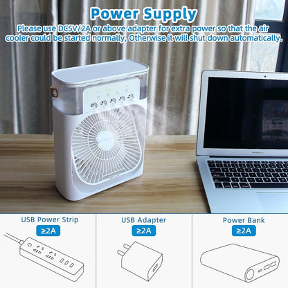 Mini Portable Air Cooling Fan